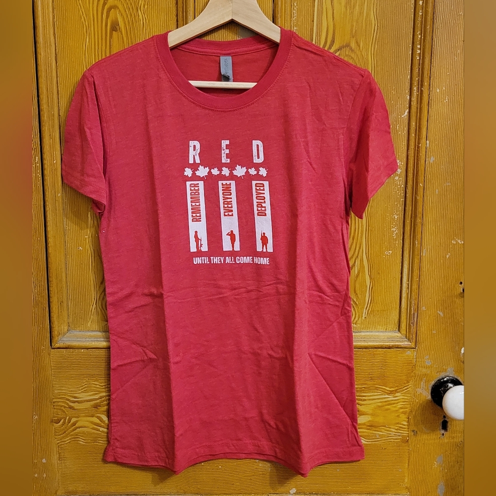 Support Canadian Troops Woman's T-shirt